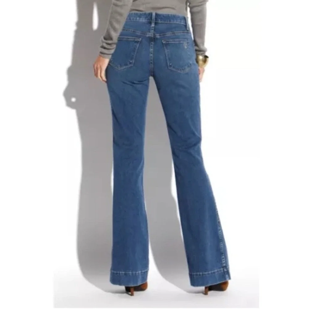 Y2K Felicity CJ BY COOKIE JOHNSON Flare Leg‎ Blue Jeans 28 NWT